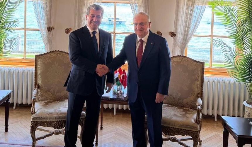 Milli Savunma Bakanı Güler, IKBY Başbakanı Mesrur Barzani ile görüştü
