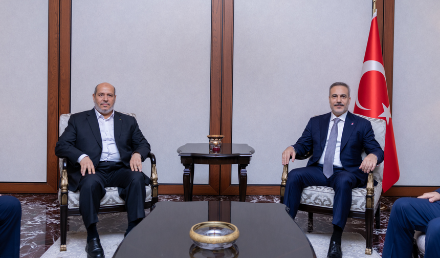 Bakan Fidan, Hamas heyetini kabul etti
