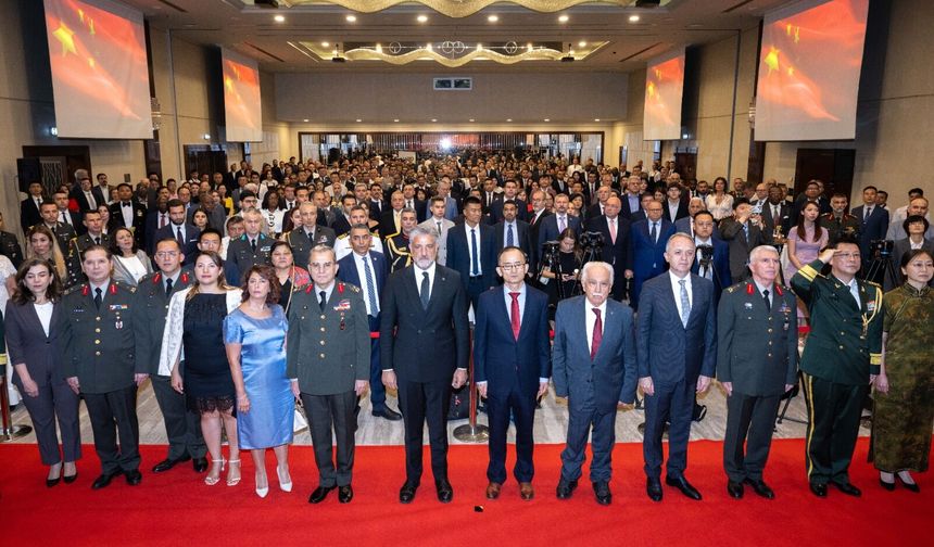Çin Halk Kurtuluş Ordusu'nun 99. kuruluş yıl dönümü Ankara'da kutlandı