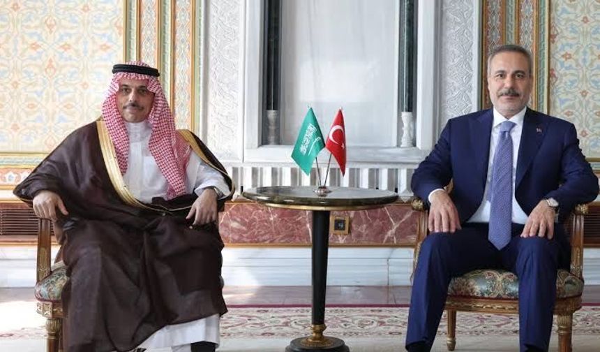 Bakan Fidan, Suudi mevkidaşı ile görüştü