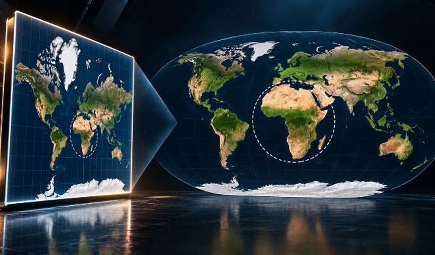 Mercator ölçeğinin yarattığı alan çarpıklıklarına itiraz