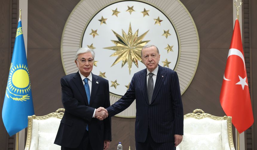 Kazakistan Cumhurbaşkanı Tokayev Ankara'da!