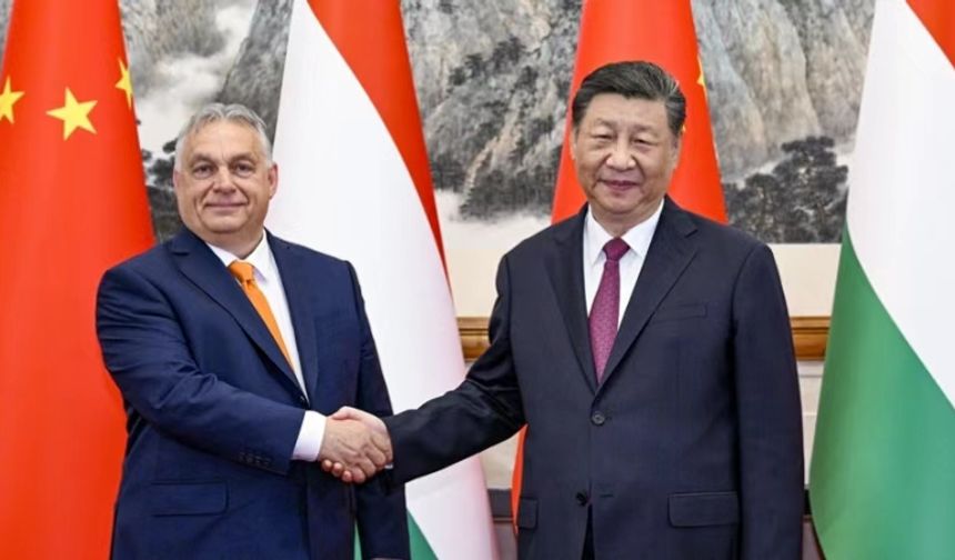Xi Jinping, AB Başkanı ve Macaristan Başbakanı Viktor Orban'ı kabul etti